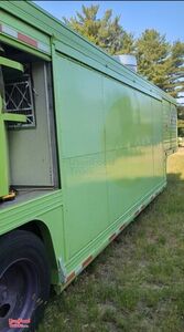 2005 8' x 28' Custom Food Trailer with Hydraulic Lifts and Bathroom