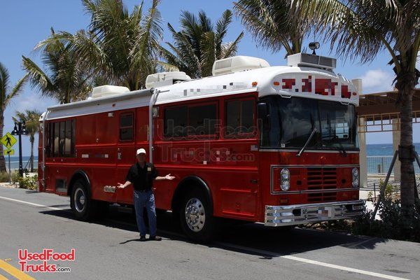 Bluebird Wander Lodge 31' Diesel Bustaurant Kitchen Food Truck with Restroom