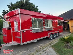8' x 26' Commercial Mobile Kitchen Food Concession Trailer with a 6' Porch