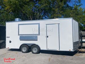 Slightly Used - 2021 Pace American 8' x 18' Kitchen Food Trailer.