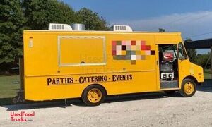 Used - 24' OshKosh Step Van All-Purpose Food Truck with Package Ice Making Counter.