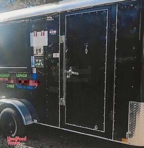 2023 7' x 16' Interstate Kitchen Food Trailer with Fire Suppression System