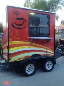 7' Hot Dog and Coffee Trailer.