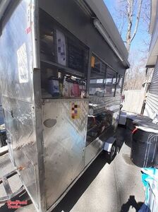 All Stainless Steel 2015 - 8' x 12' Compact Coffee Concession Trailer.