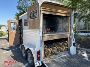 6' x 10' Converted Two Horse Concession Trailer | Mobile Wood Fired Pizza Unit