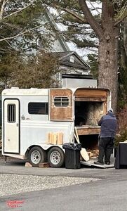 6' x 10' Converted Two Horse Concession Trailer | Mobile Wood Fired Pizza Unit