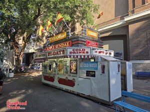 Waymatic 10' X 20' Ice Cream Sundae / Floats Carnival Style Concession Trailer w/ Porch