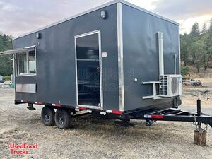 Well Equipped - 18' Kitchen Food Concession Trailer with Fire Suppression System