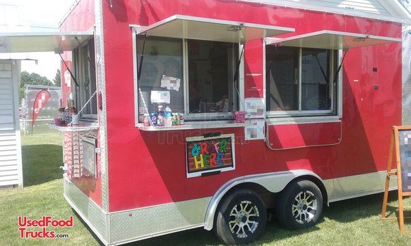 2018 - 8.5' x 16' Food Concession Trailer w/ Commercial-Grade Equipment.