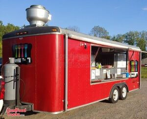 Used 2001 8' x 20' Concession Trailer | Full Mobile Kitchen
