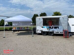 Wells Cargo 8' x 12' Snowball / Shaved Ice Concession Trailer.