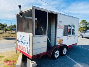 2017 Mobile BBQ Unit/ Barbecue Concession Trailer with Porch and 36" Smoker.