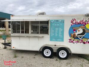 2011 - 7' x 16' Victory Shaved Ice Concession Trailer.