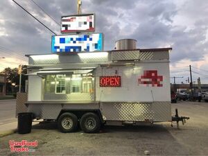 Permitted 2017 - 17' Mobile Kitchen Unit / Used Food Concession Trailer.