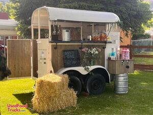 1970 Vintage Renovated Mobile Party Bar Horse Trailer Conversion to Beverage Concession.
