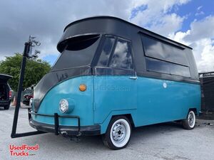 Vintage VW Style Concession Trailer 5.6' X 14'  Mobile Street Vending Unit