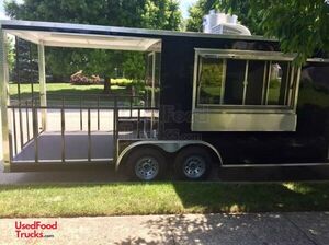 2017 8.5' x 22' Commercial Kitchen Concession Trailer with 8' Porch.