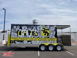 2022 - Inspected 6' x 16' Food Vending Trailer with 5' Porch with Unused Kitchen.