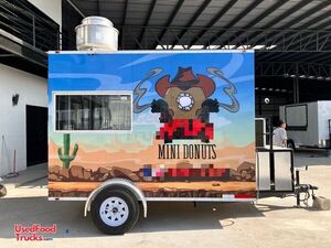 Lightly Used 2022 - 7' x 10' Mini Donut Concession Trailer.