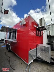 BRAND NEW 2023 8' x 16' Commercial Mobile Kitchen Food Concession Trailer.