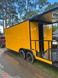 NEW 2023 - 8.5' x 18' Concession Trailer with 6' Open Porch.