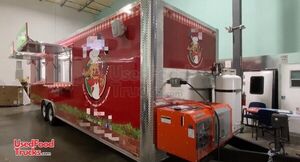 Professionally Built - 2020 8.5' x 28' Kitchen Food Trailer with Fire Suppression System