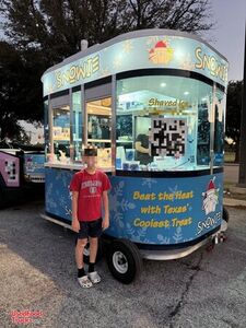2024 7' x 10' Snowie Shaved Ice Trailer | Snowball Concession Trailer