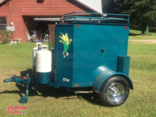 2015 - 5' x 8' Texas Corn Roaster Commercial Corn Roaster / Used Corn Roasting Trailer