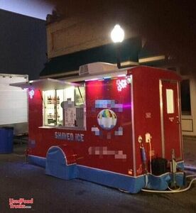Used Shaved Ice Concession Trailer / Ready to Operate Snowball Vending Unit