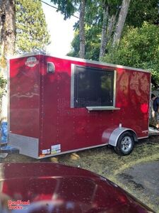 Ready to Go - 6' x 12' Cargo Mate Food Vending Concession Trailer.