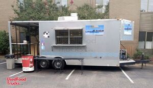 2016 Freedom 8.5' x 20' Commercial Kitchen Food Vending Trailer with Porch.