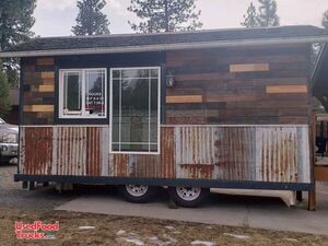 Clean 2018 - 8' x 16' Rustic Style Used Coffee / Concession Trailer