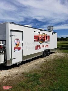 2022 8.5' x 28' Kitchen Food Trailer with Bathroom