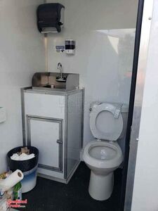 2022 8.5' x 28' Kitchen Food Trailer with Bathroom