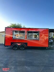 NEW - 2024 8' x 18' Kitchen Food Concession Trailer with Pro-Fire Suppression