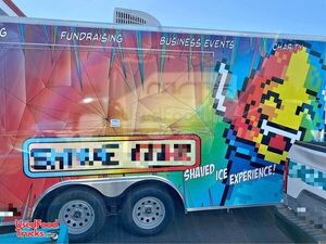 Shaved Ice Concession Trailer | Used Snowball Trailer with Clean and Spacious Interior