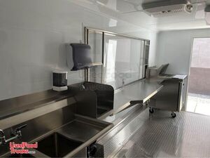 8.5' x 16' Shaved Ice Concession Trailer | Used Snowball Trailer with Clean and Spacious Interior
