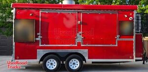 2021 Food Kitchen Concession Trailer Mobile Vending Unit w/ Pro Fire System