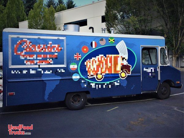 Certified 22' Chevrolet P30 Step Van Fully Loaded Mobile Kitchen Food Truck.