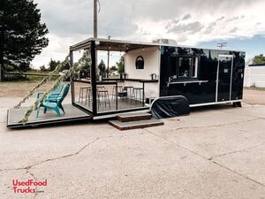 2015- 24' Shaved Ice Concession Trailer/ Snowball Trailer with Covered Porch.