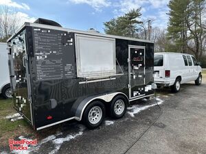 Nicely Equipped 2021 - 7' x 14' Crepe-Making Food Concession Trailer with Pro-Fire System