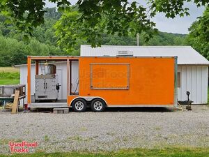 2011 8' x 16' Barbecue Food Concession Trailer with Porch