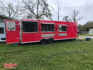 2025 8.5' x 26' Kitchen Food Concession Trailer with Fire Suppression & Porch