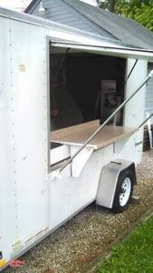 7' x 14' Shaved Ice Concession Trailer.