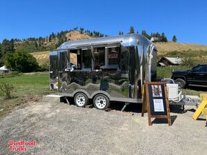 Well Equipped - 2021 Custom Built Aluminum Retro Style Food  Concession Trailer