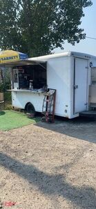 2010 Wells Cargo 7' x 12' Food Concession Trailer / Used Mobile Kitchen.