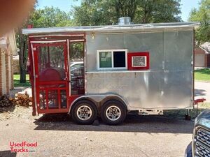 2022 7' x 16' Barbecue Food Trailer | Concession Food Trailer.
