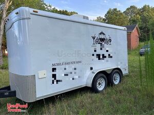 Custom - 2022 7' x 14' Mobile Bar Trailer | Beverage Concession Trailer