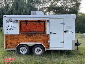 Custom - 2022 7' x 14' Mobile Bar Trailer | Beverage Concession Trailer