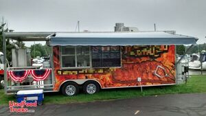 2015 - 8' x 24' BBQ Concession Trailer with Porch.